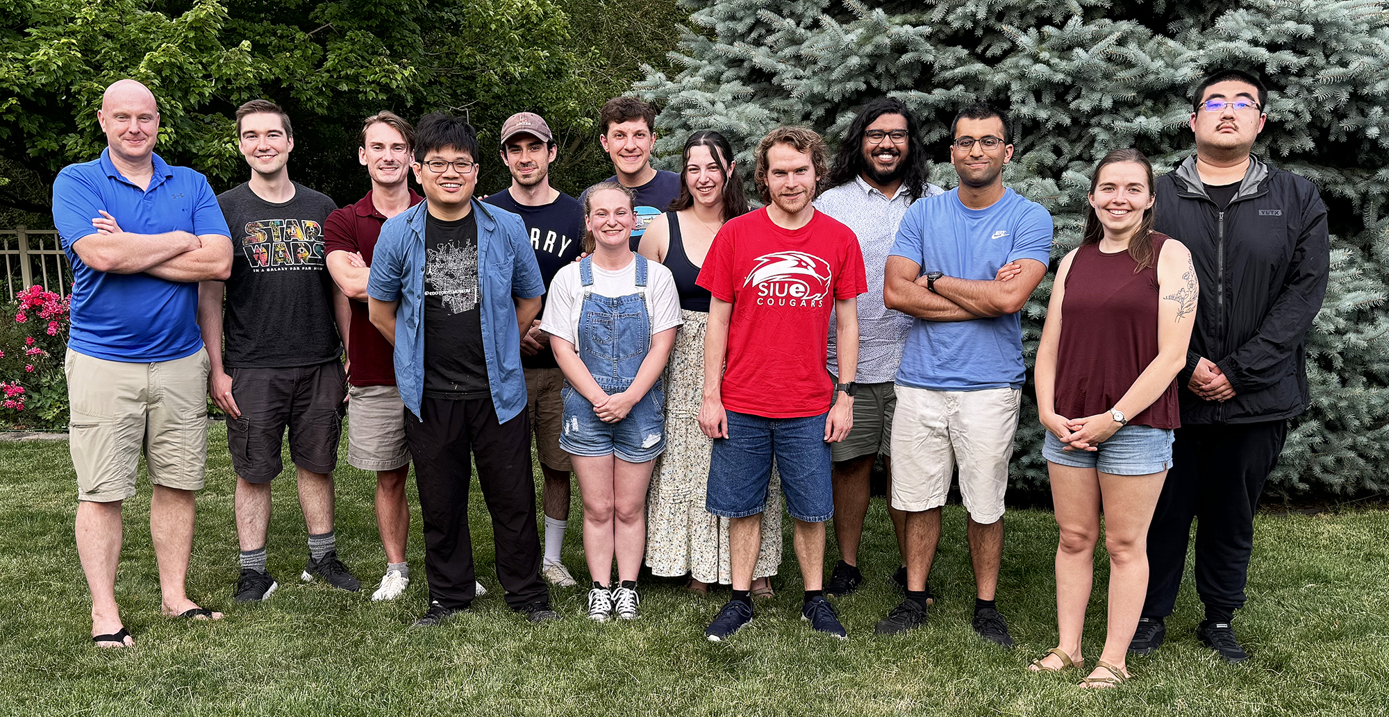 Group photo with Doug Mitchell lab members.