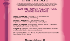 Women In The Academy Event on February 16